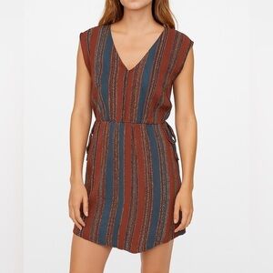 Universal Threads Striped Cotton Sheath Dress Multicolor Size Large